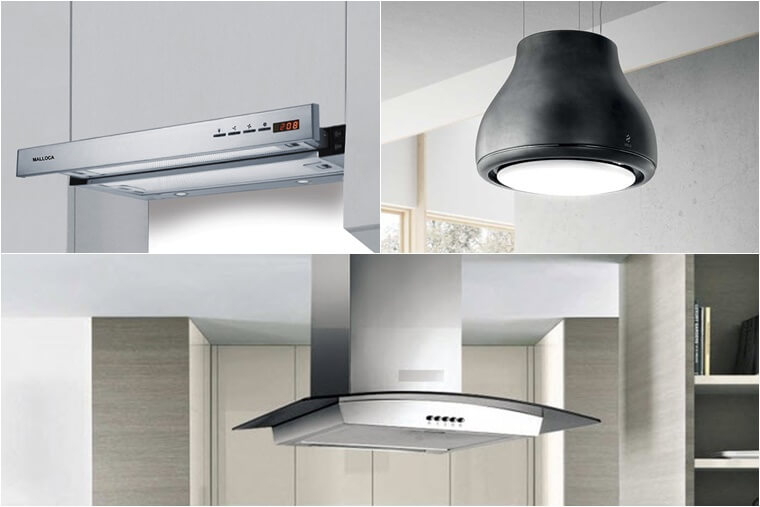 Các loại chụp hút khói cho gia đình